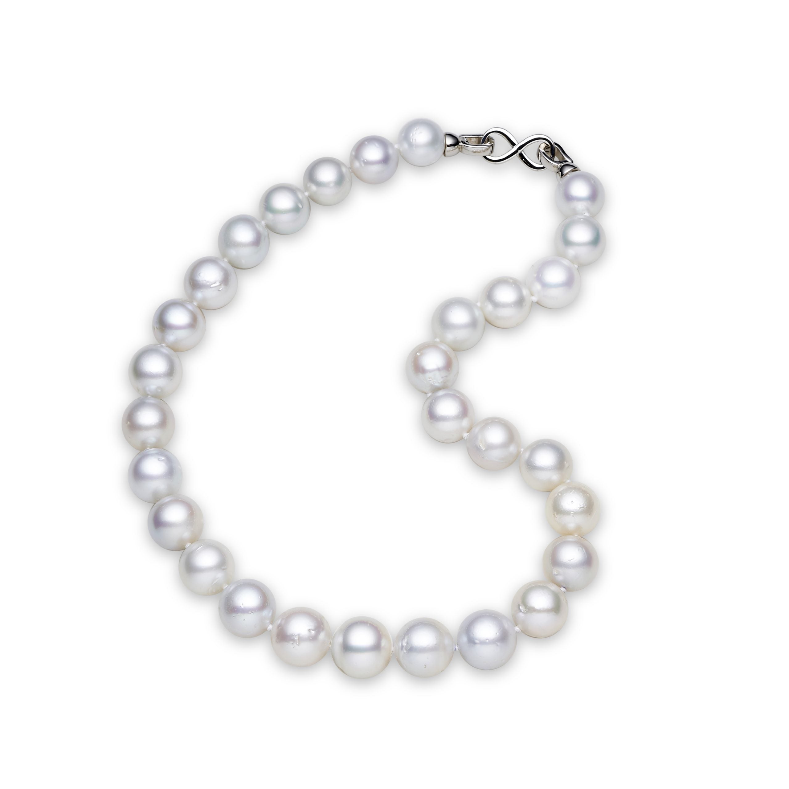 South Sea Pearl Necklace in Sterling Silver