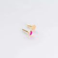Ruby Earrings in 18 CT Yellow Gold