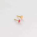 Ruby Earrings in 18 CT Yellow Gold