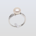 Freshwater White Pearls London Rings 9-10 mm AAAA