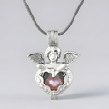 Freshwater White Pearl Unley Park Caged Pendant 8-9 mm AAA