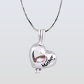 Freshwater White Pearl Millswood Caged Pendant 8-9 mm AAA