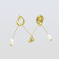 Freshwater Pearl Havana Retro V Earrings