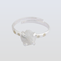 Herkimer Diamond Adjustable Ring Handmade in its Natural form in 925 Silver