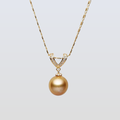 South Sea Gold Pearls Ashwood Pendant 12-13 mm AAA