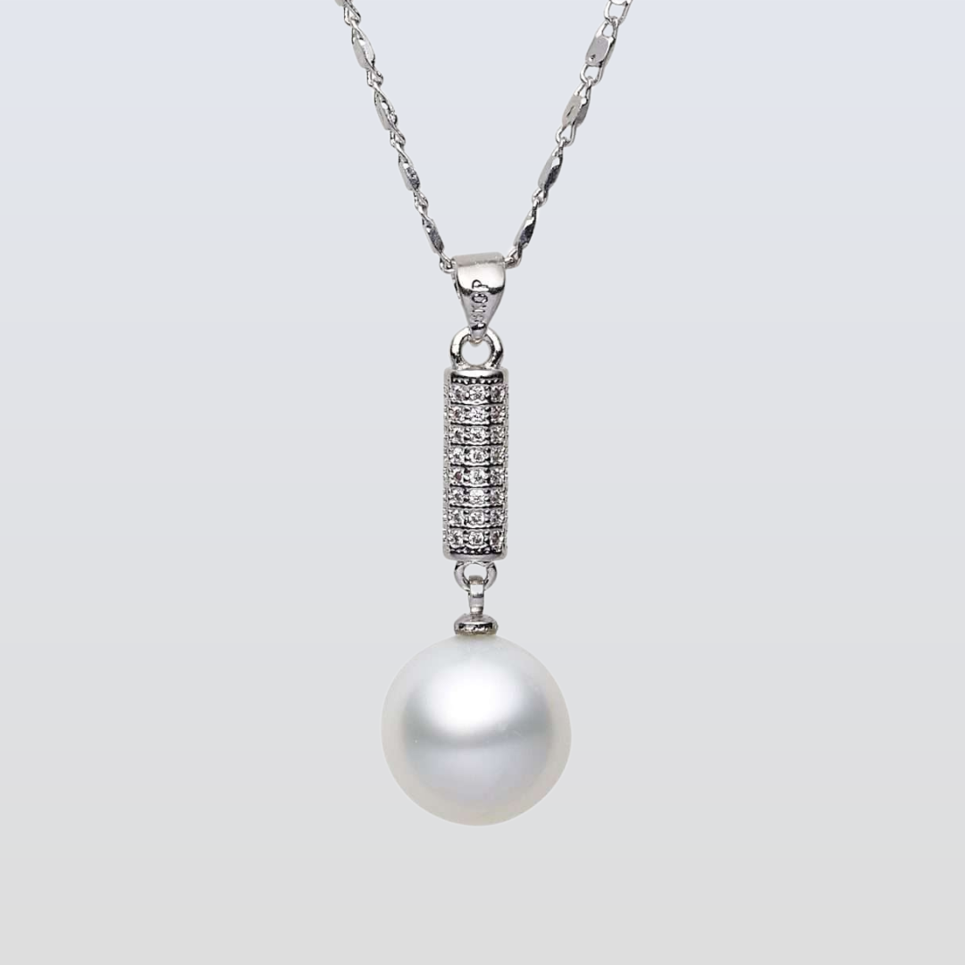South Sea White Pearls Albert Park Pendant 12-13 mm AAA