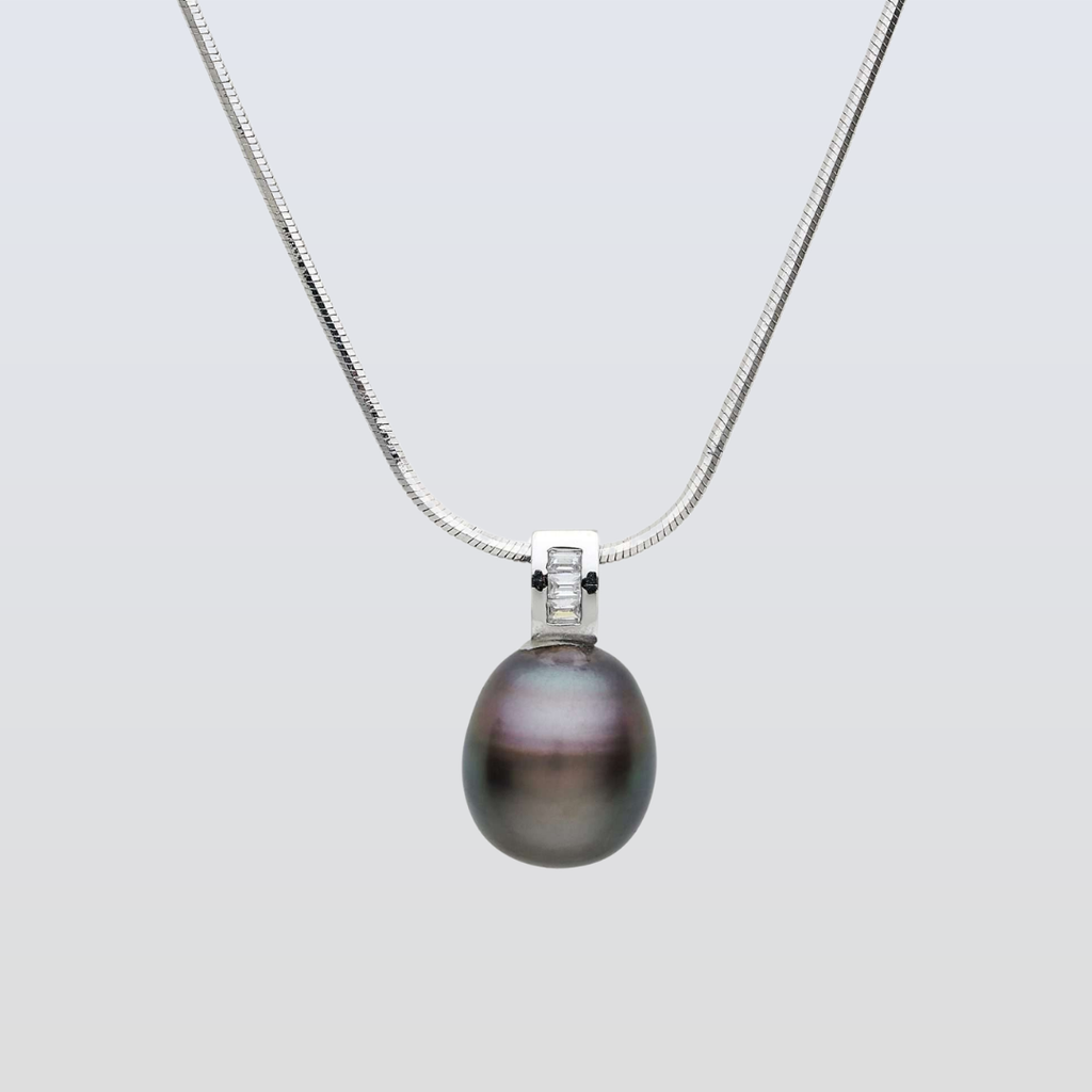 Tahitian Black Pearl Elsternwick Pendant 12-13 mm AAA