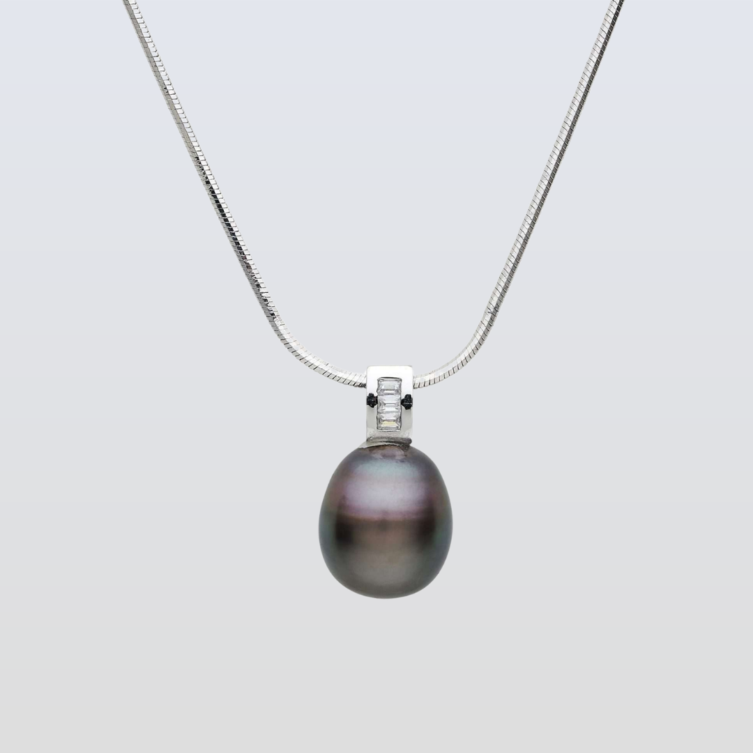 Tahitian Black Pearl Elsternwick Pendant 12-13 mm AAA