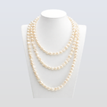 Lared pearl necklace