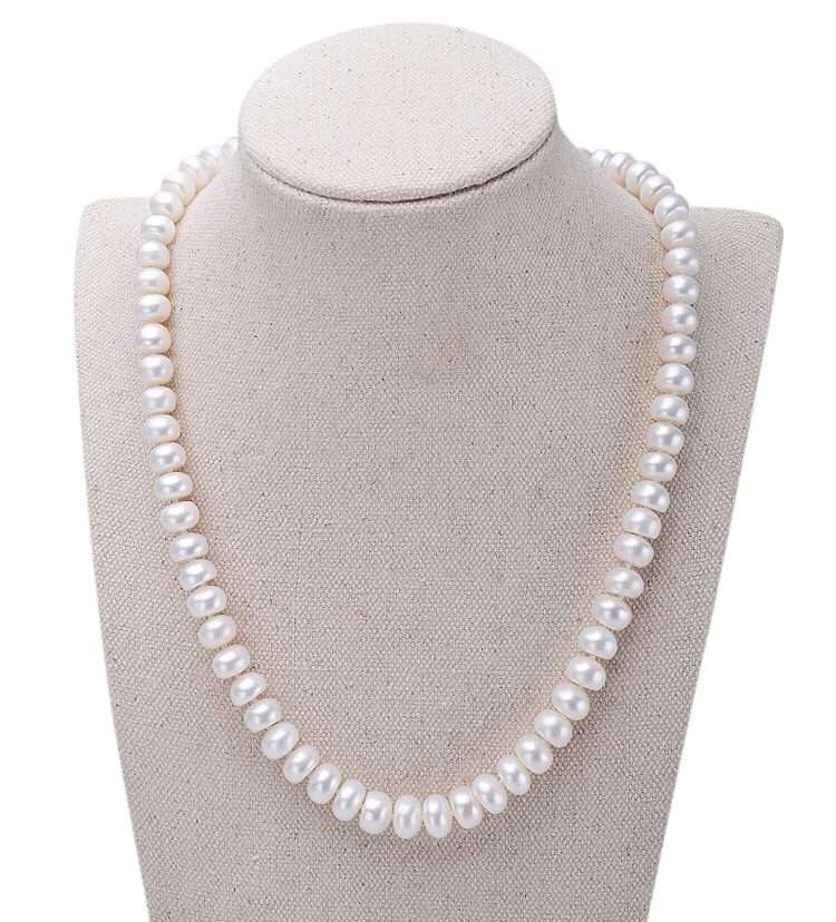 Freshwater Pearl Necklaces 8-9 mm in Strand