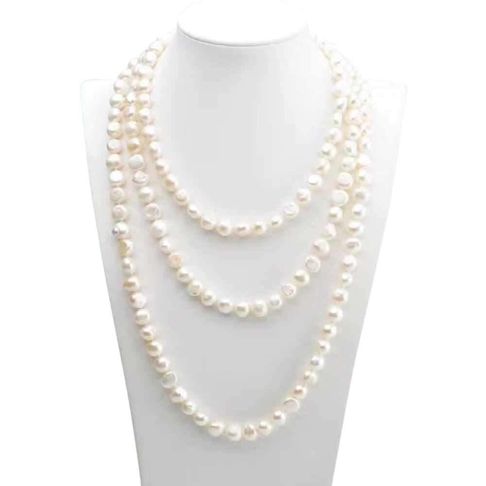 Freshwater Pearl Necklaces 8-9 mm in Strand